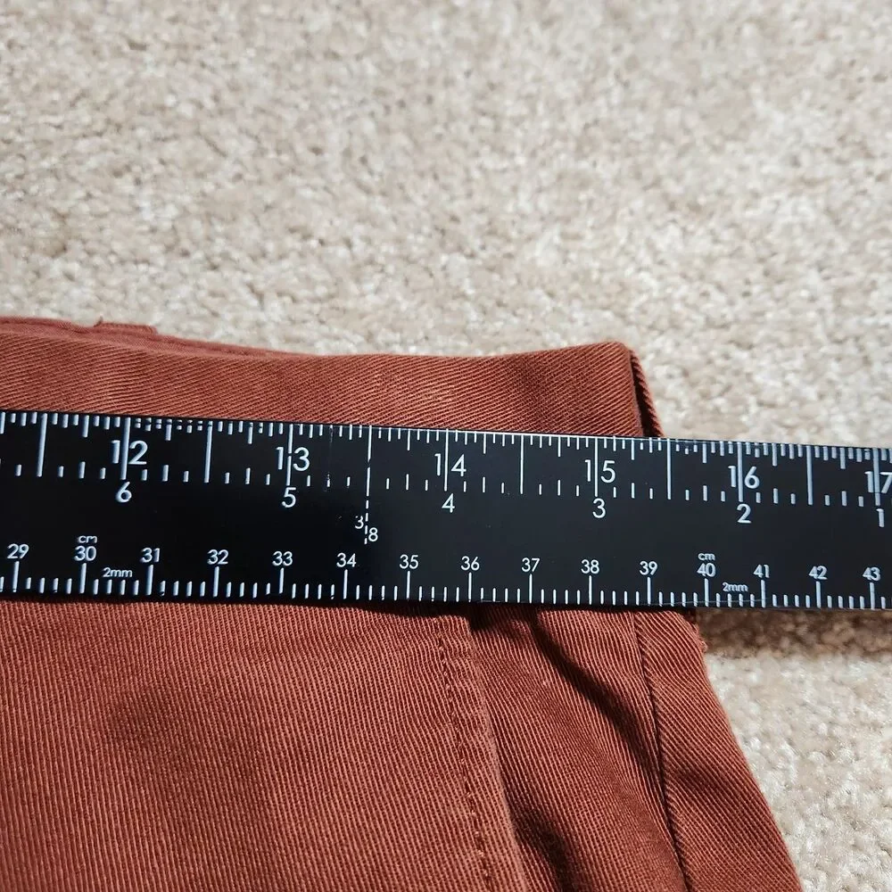 J. Crew Mercantile Pants Men 30x30(28.5) Burnt Orange Slim Straight